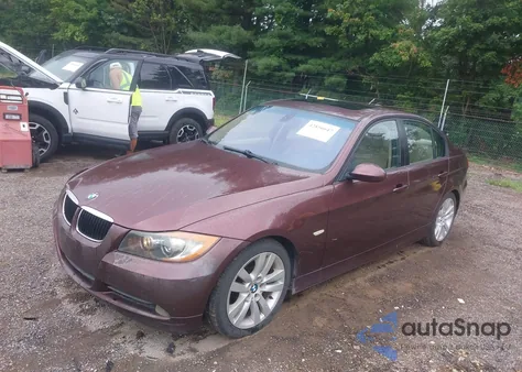 2006 BMW 325I z USA, uszkodzony, nr VIN WBAVB17596NK41202